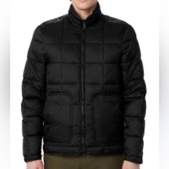 Frank & Oak Men's Dark Puffer Jacket - Picture 1 of 8